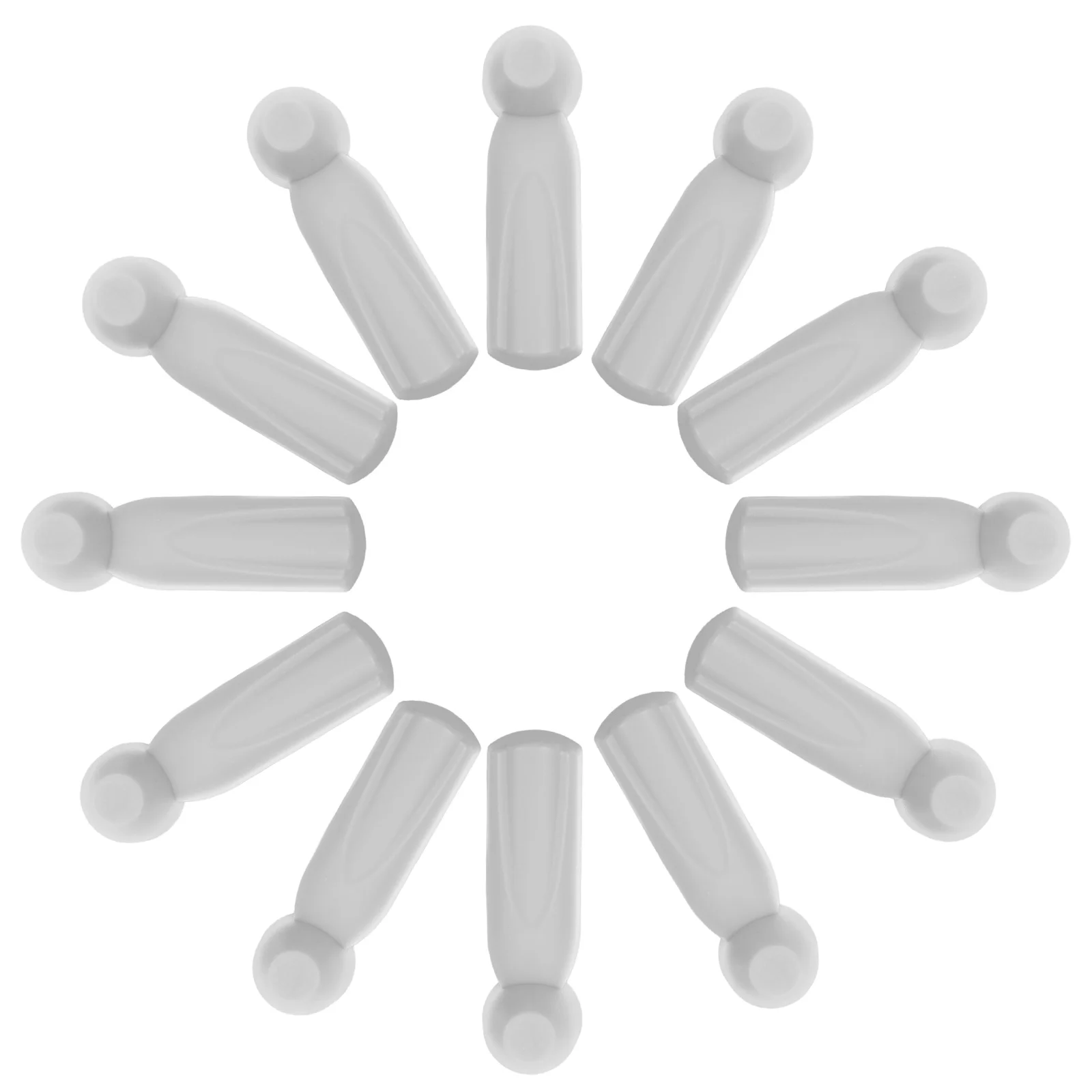 

20Pcs Light Gray Anti-Theft Magnetic Lock Clothing Tags Reusable Security Hard Tags for Clothes Shoes Hats Retail