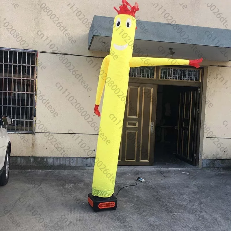 10ft Inflatable Wacky Waving Flailing Arms Tube Man Dancing Air Puppet-Yellow For Advertisement Promotional (No Blower)