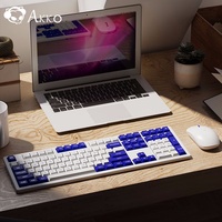 Akko Mx108 Wireless Keyboard And Mouse Set Office Keyboard Full Size 108 Key Keyboard And Mouse Set Business Keyboard Bluetooth