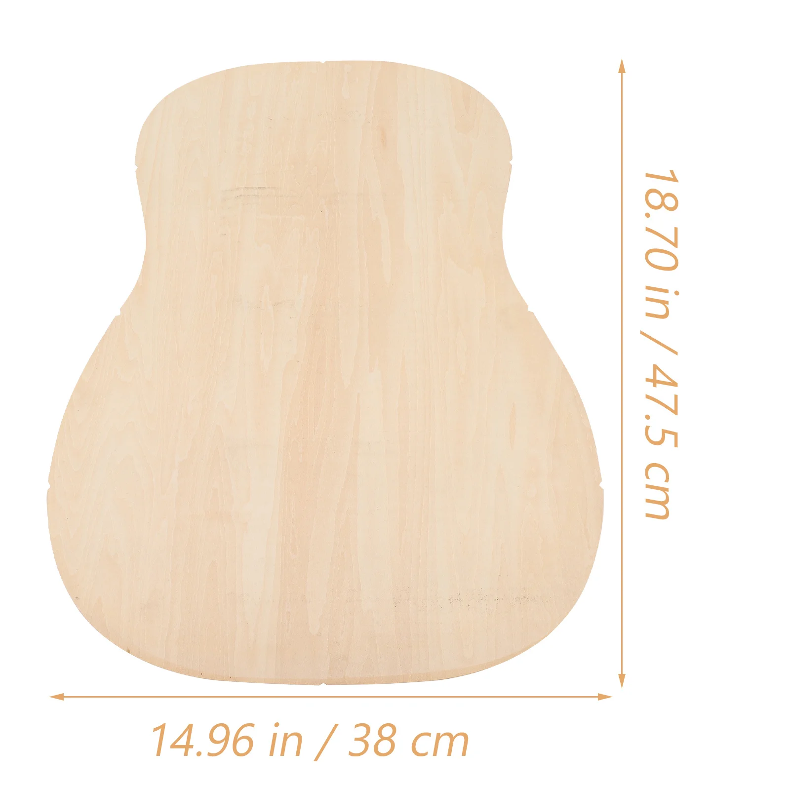 Diy Guitar Neck Head Makeup Board Gourd Shape Board Wood Guitar Production Electric Guitar Guard Board Panel Gourd Type Veneer