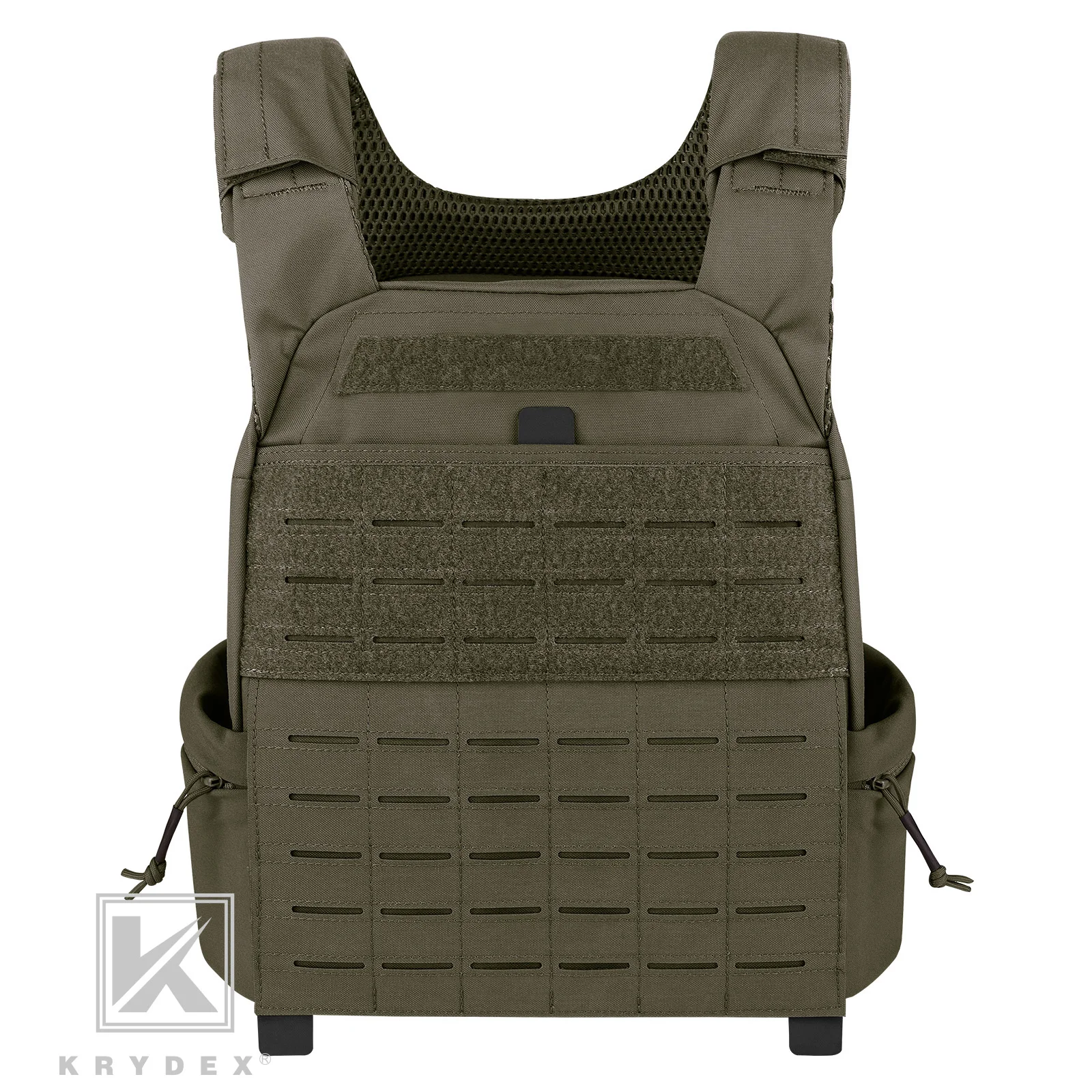 KRYDEX Tactical Strength Training Weight Vest Laser MOLLE Plate Carrier 5.75,8.75,14.75,19.75 Lbs For Outdoor Sport