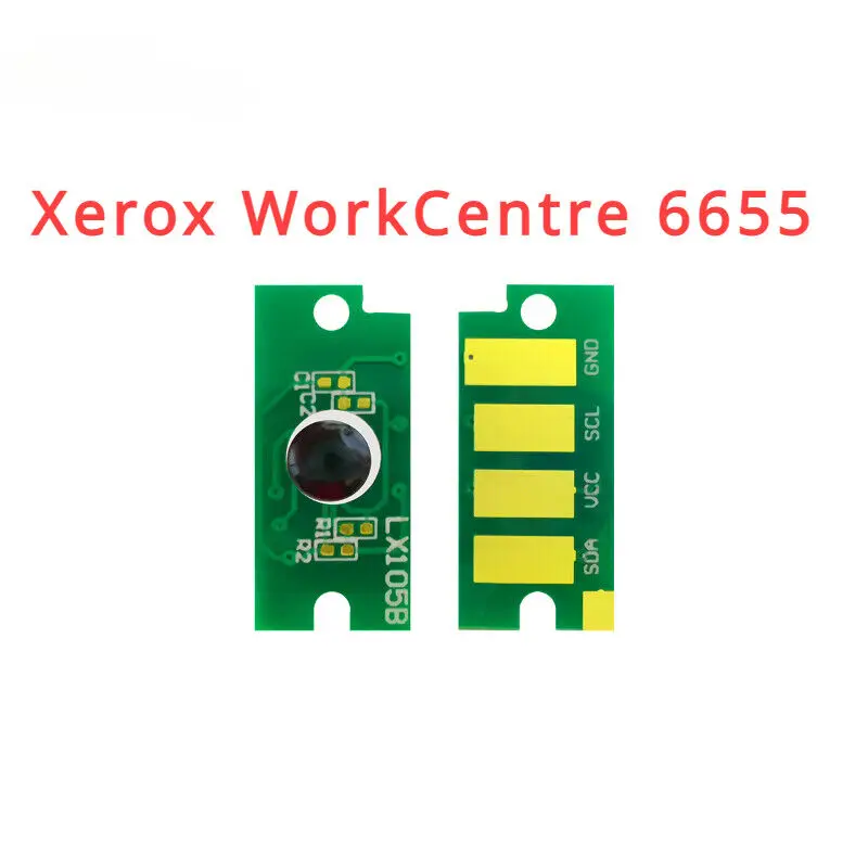 

4x тонер-чип для Xerox WorkCentre 6655,6655i,6655XM,6655iXM (106R02752-55)