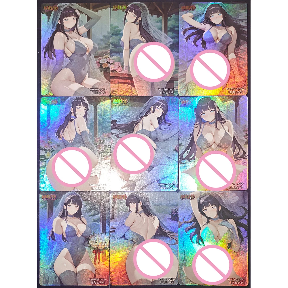 أنيمي لتقوم بها بنفسك ACG ناروتو قطعة واحدة ياماناكا إينو هارونو ساكورا تسونادي المتقدمة تألق تحصيل بطاقة عيد الميلاد هدية عيد ميلاد