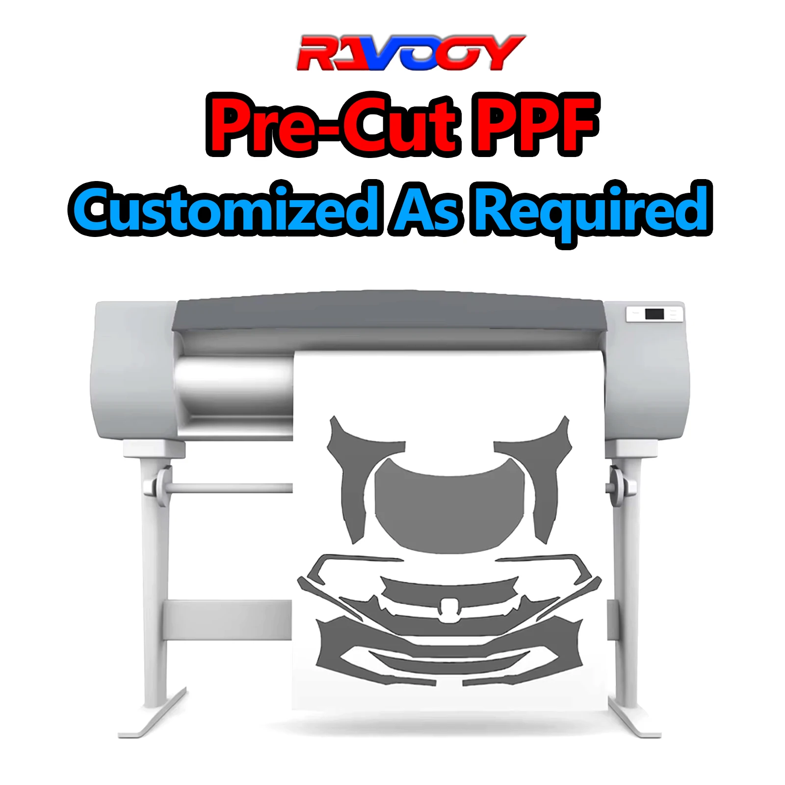 

Computer Custom Precut Paint Protection Film For Full Vehicle Anti-scratch Exterior TPU PPF Clear Bra Matte Black PPF Film Kit