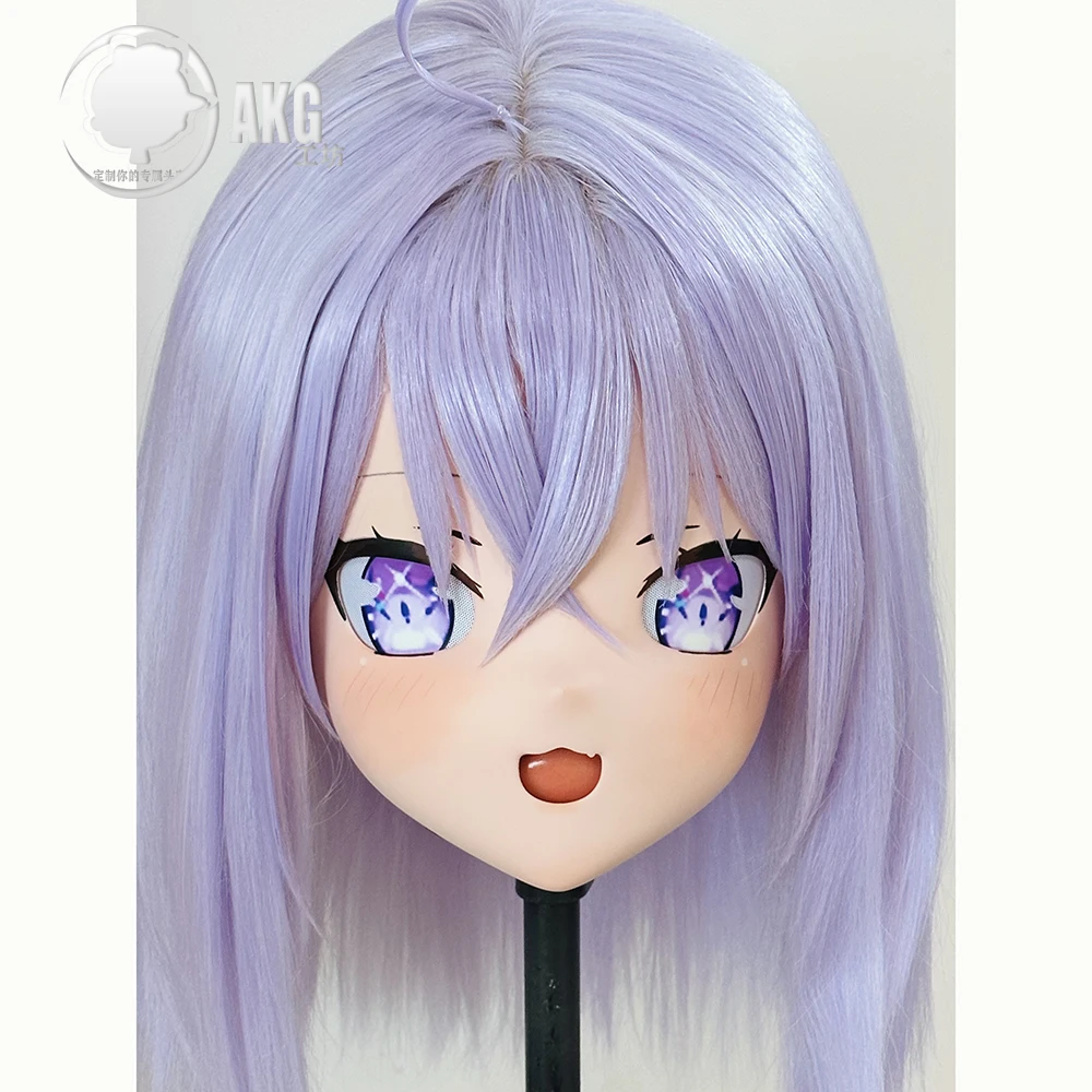 

(AL32)Customize Character Crossdressing Female/Girl Resin Full/Half Head With Lock Anime Cosplay Japanese Animego Kigurumi Mask