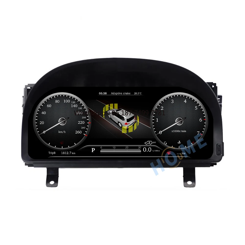 

4 Core 12.3 Inch 1920*720 Linux System for .Alphard 2008-2018 LCD Speedometer Digital Dashboard Panel Vehicle Display