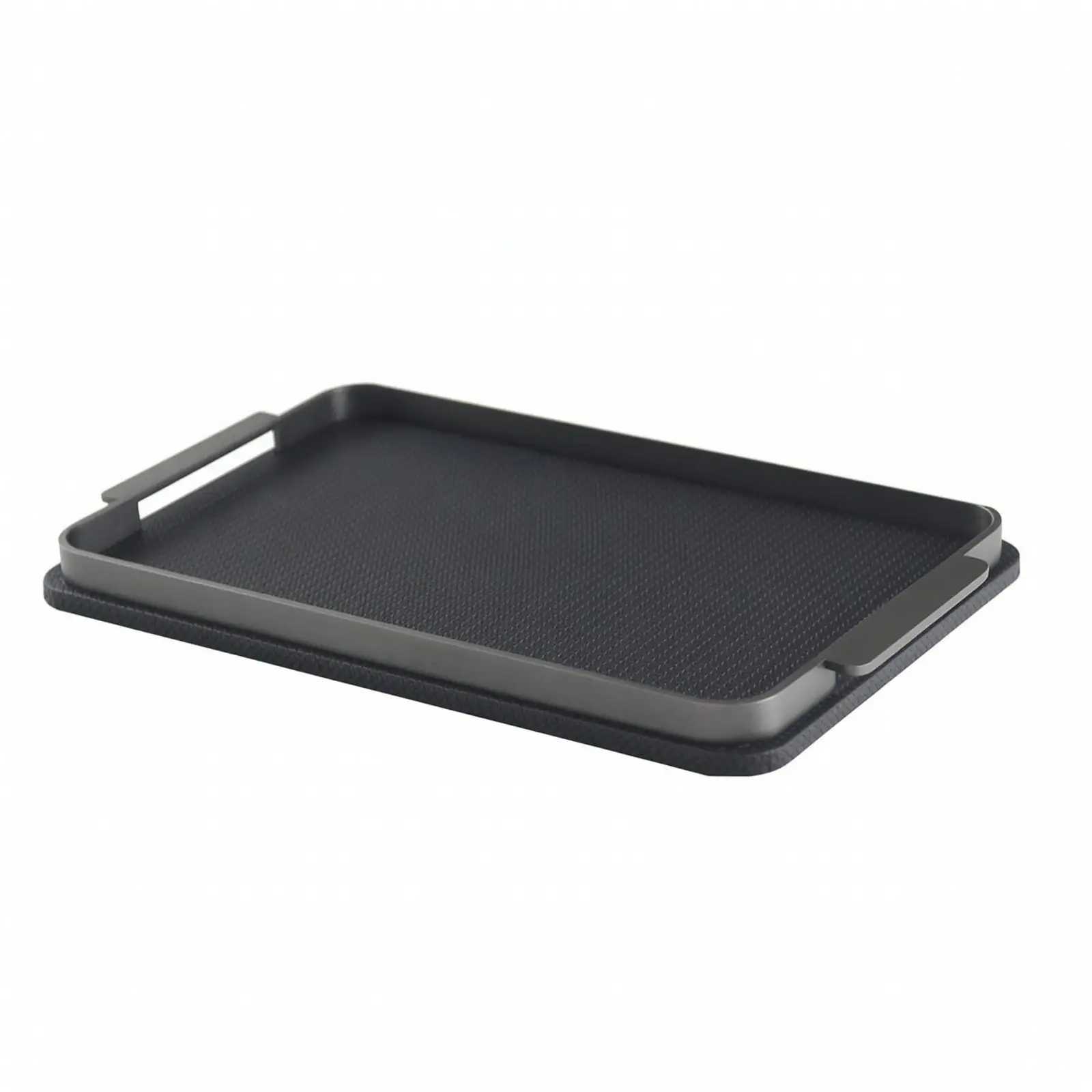 Round Metal Tray for Tea Coffee Table Decor Elegant Catchall Tray for Keys Mail and Small Items in Entryway