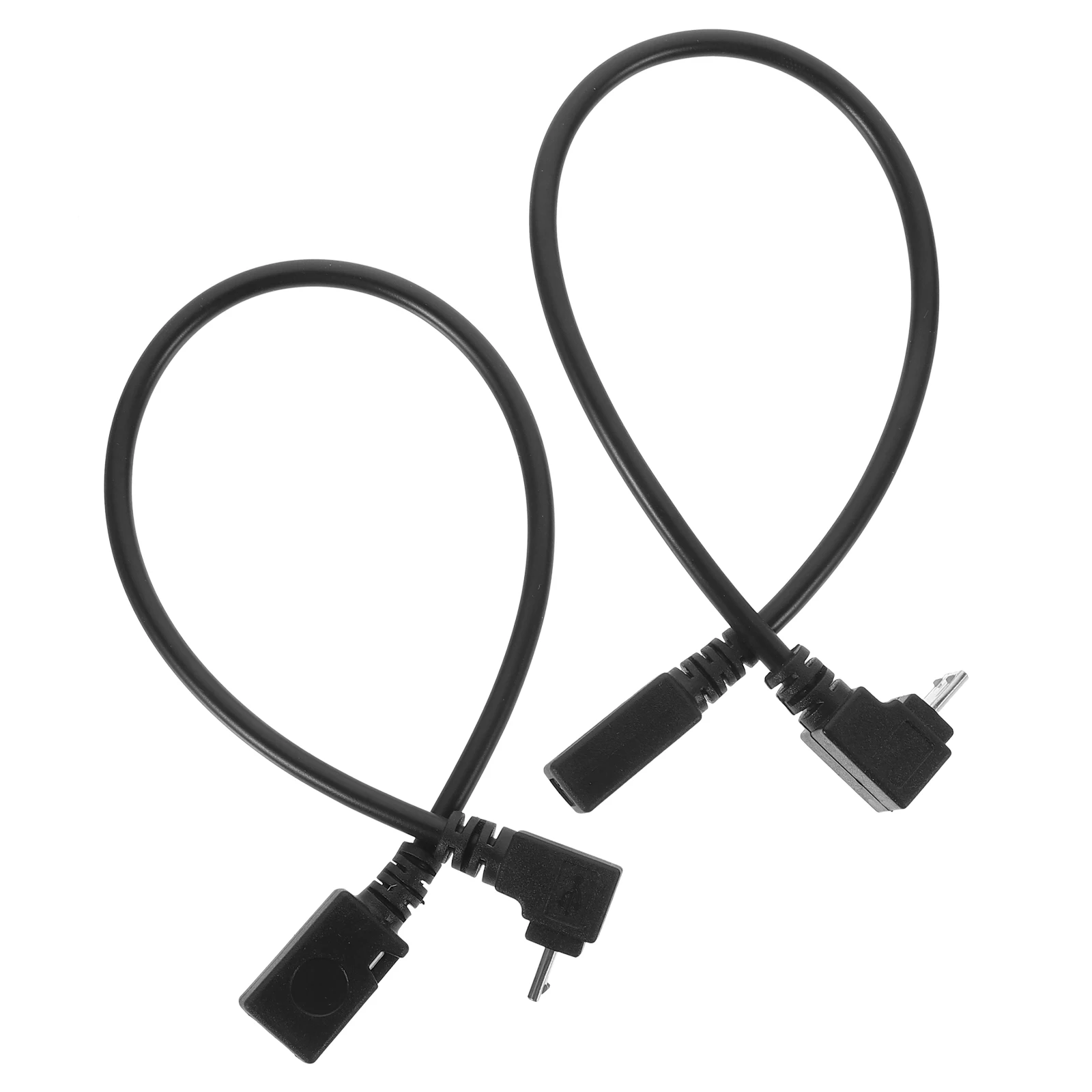

2pcs Micro USB Cable 90 Degree L Shape Adapter Charging Data Transfer Oxygen Free Copper Wire Short Compatible USB
