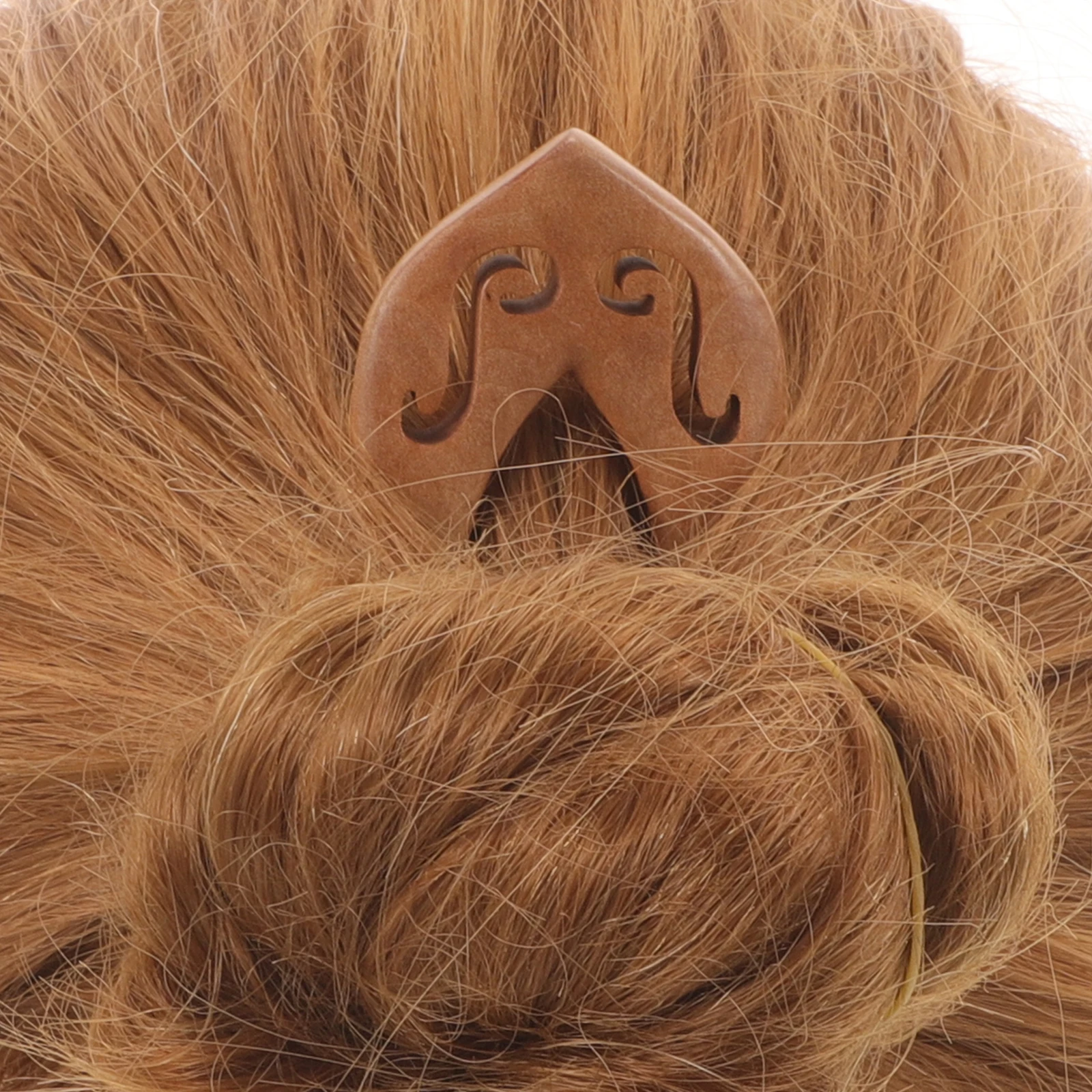 

Peach Wood Hairpin Handmade U-shaped Bun for Long Hair Wedding Bridal French Pins Hair Accessories Wooden Decorative