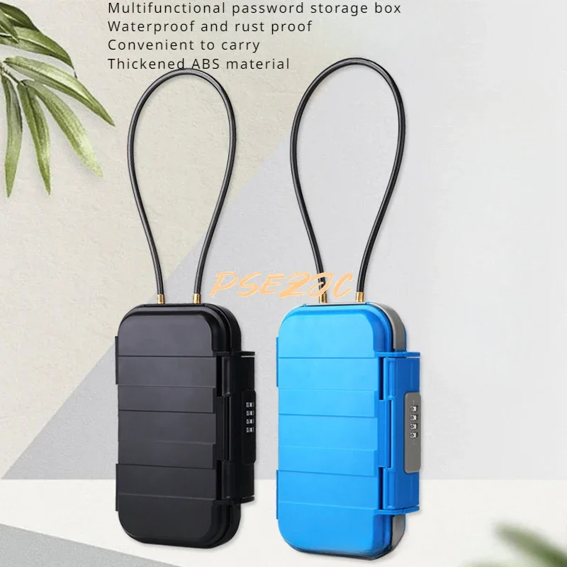 Travel Hotel Beach Portable Mobile Storage Box Password Valuable Items Safe Box