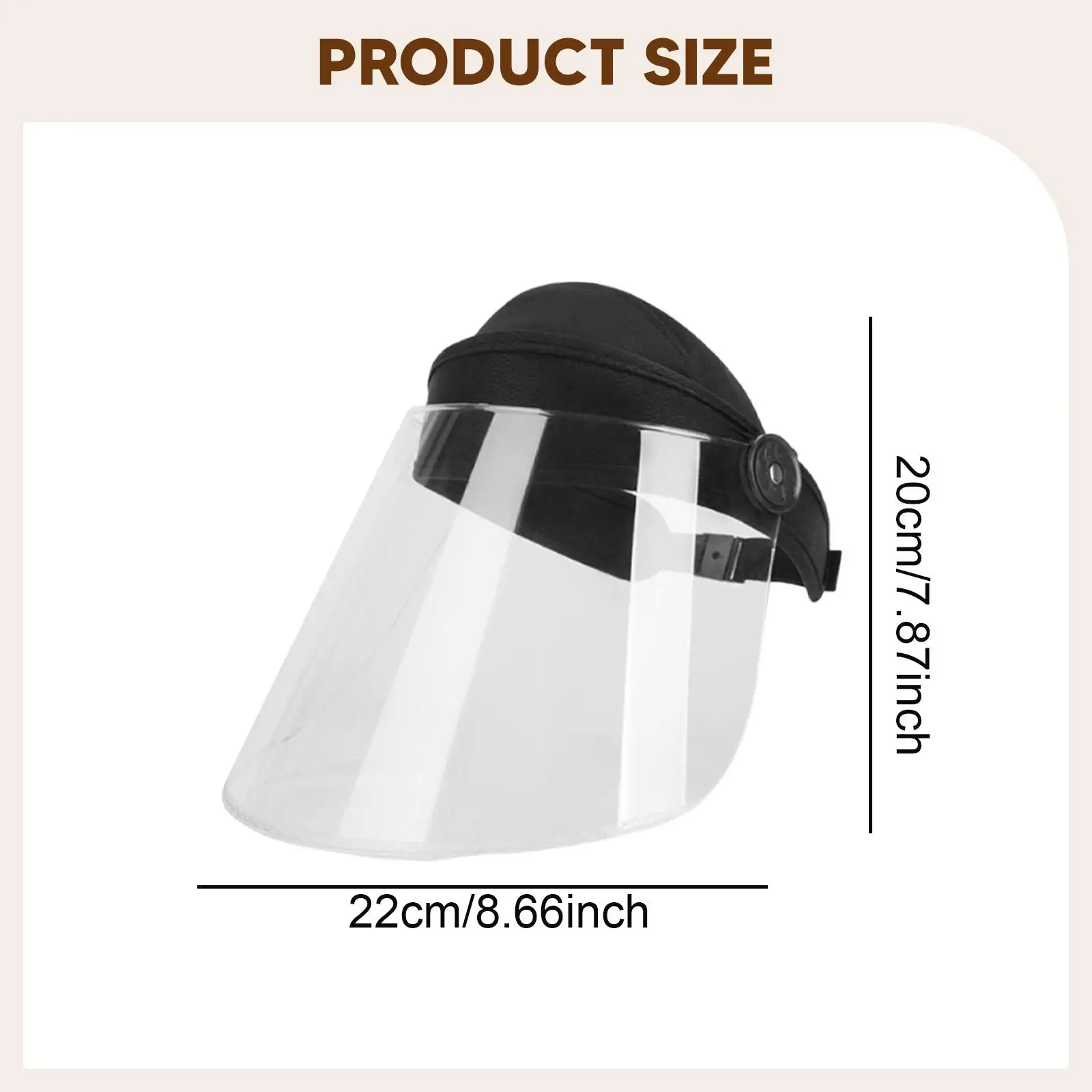 Clear Face Cover Face Shield Cap Anti Fog Protection Anti Fog Mask for Whacking Work