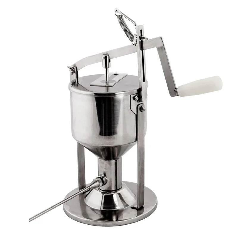 4L/5L/6L Churros Filler Milk Cream Puff Stuffer Chocolate Jam Bread Cake Filler Hand Press Cheese Filling Machine