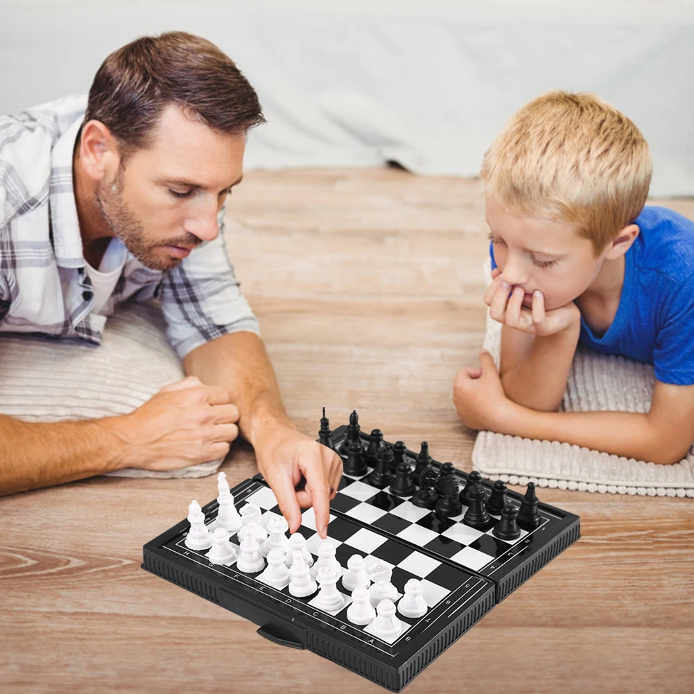 2-10PCS Chess Board Folding Snakes Ladders Interesting Magnetic Chessboard Games Entertainment Portable Outdoor Strategy Games