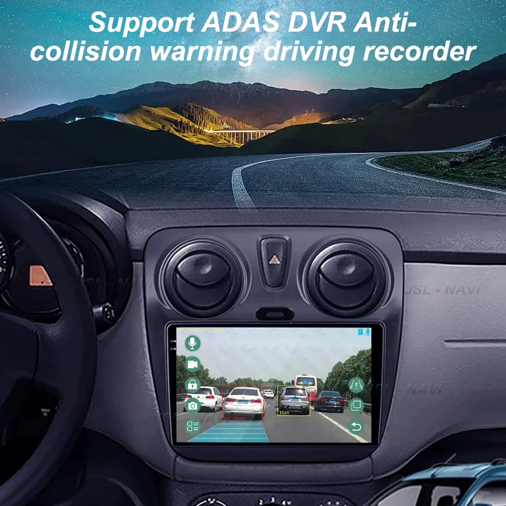Android 16 For Renault Dokker/Lodgy Dacia 2012 - 2020 Car Radio Multimedia Player Android Auto Carplay Head Unit Navigation GPS