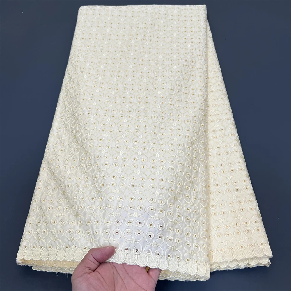 

High Quality Swiss Voile Lace In Switzerland 100% Cotton Polish Dry Men Dress Lace fabric For Wedding Dresses Africa Fabrics