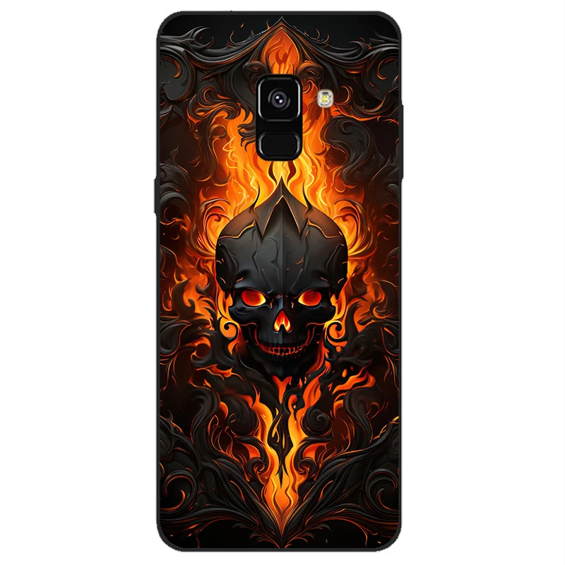 For Samsung Galaxy A8 2018 A530 A530F Case Silicon Soft TPU Phone Cover For Samsung A8 Plus 2018 A730 A730F Case Black Coques