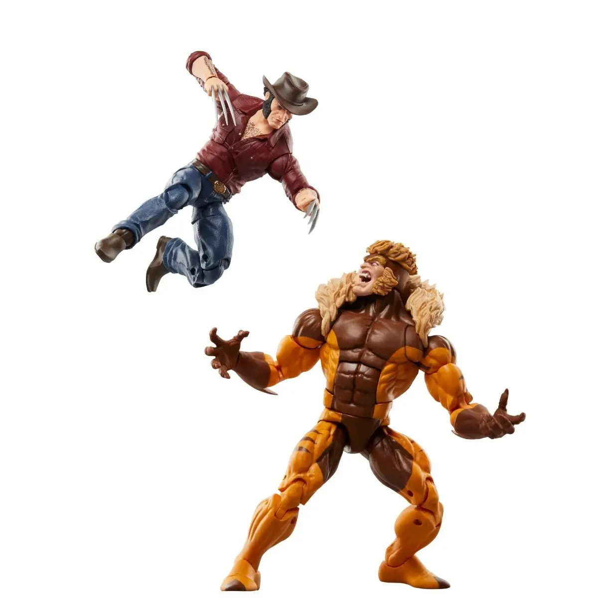 Original Hasbro Marvel Legends Series X-Men Wolverine Sabertooth Victor Creed Anime Figure Action Figure Toys