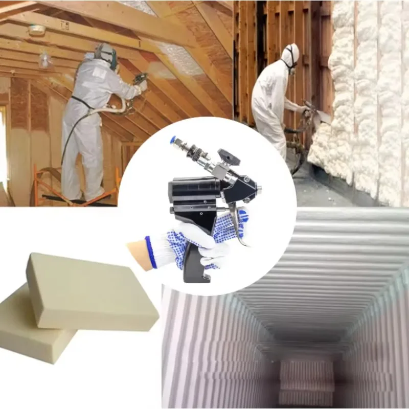 Two Component Polyurethane PU Foam Raw Material Polyol Isocyanate for Sofa Seat Memory Pillow House Wall Spray Insulation Foam