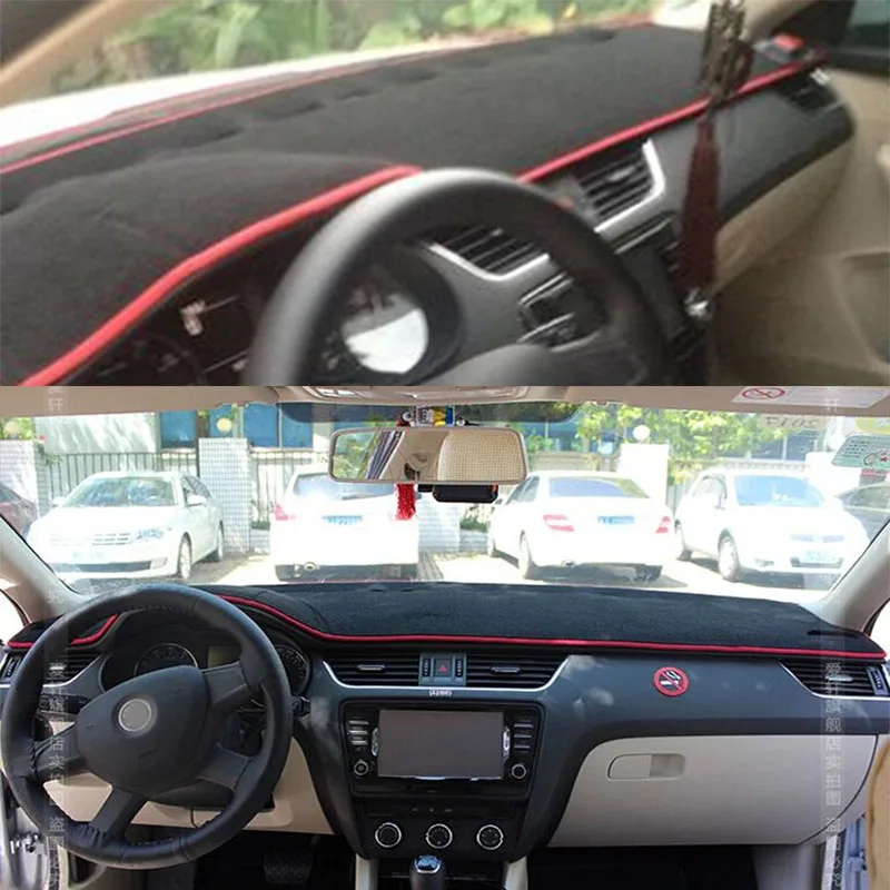 For 2004-2019 Skoda Scout Octavia RS Accessories Dashboard Cover Instrument Panel Dash Mat Dashmat Protective Pad