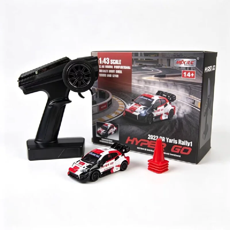 New MJX HYPER GO 43308 1/43 RC Drift Racing Car 4WD Remote Control Drift Rally Racing Vehicle Customized High-Speed Mini Rc Car