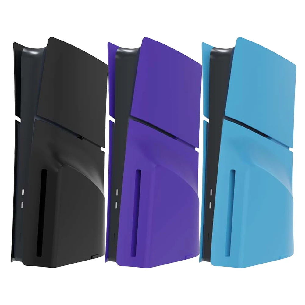 Frontplatten-Konsolenabdeckung, geteilte ABS-Hartschale, staubdichte Hartschalen-Hautabdeckplatten für Playstation 5, Slim Disc/Digitalkonsole