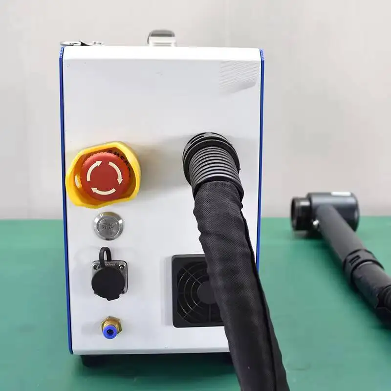 High Power Continuous Pulsed Fiber Laser Cleaner for Industrial rust Paint Glue and Plating Removal on Steel Aluminum