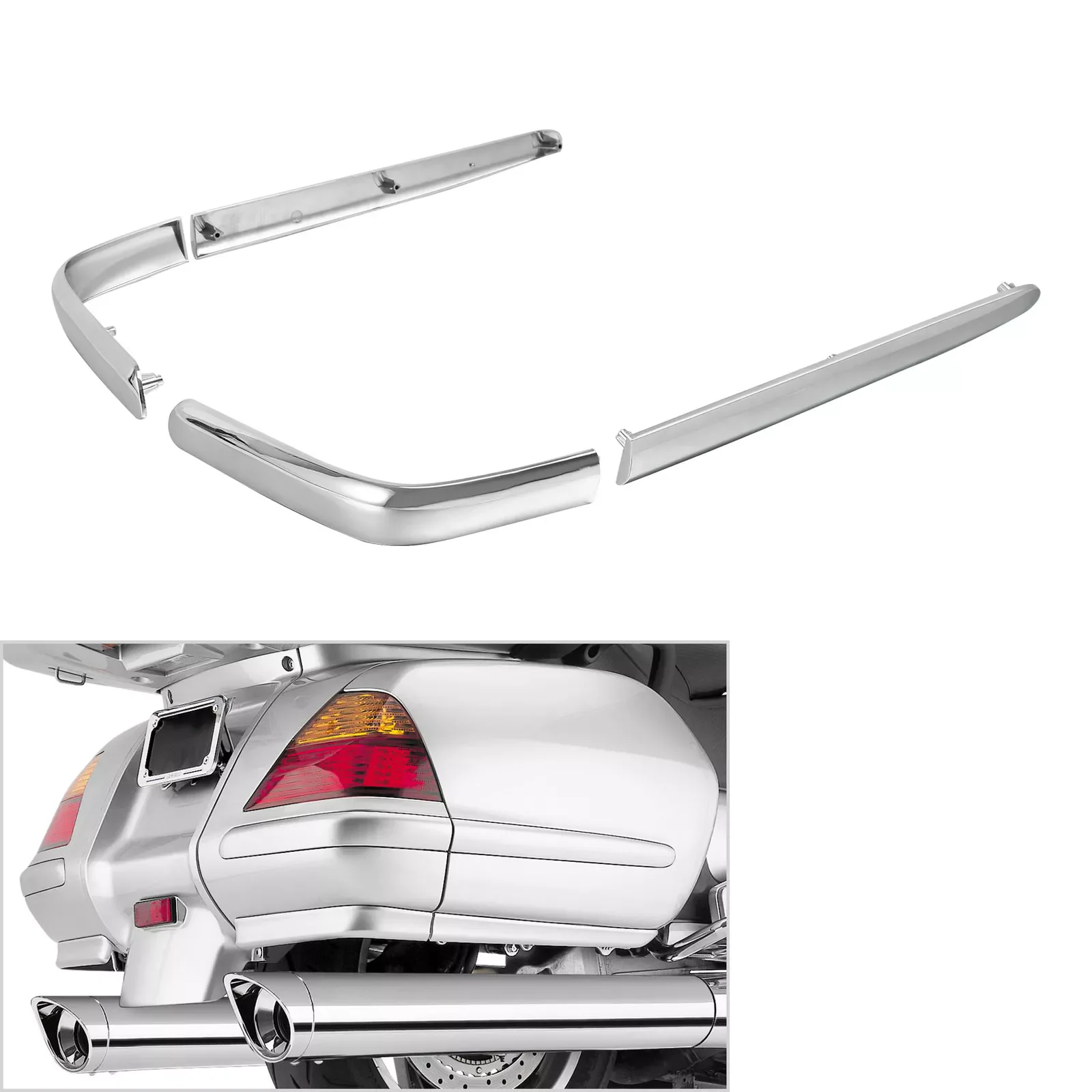 

Motorcycle Saddlebags Moulding For Honda Goldwing GL1800 2001-2011