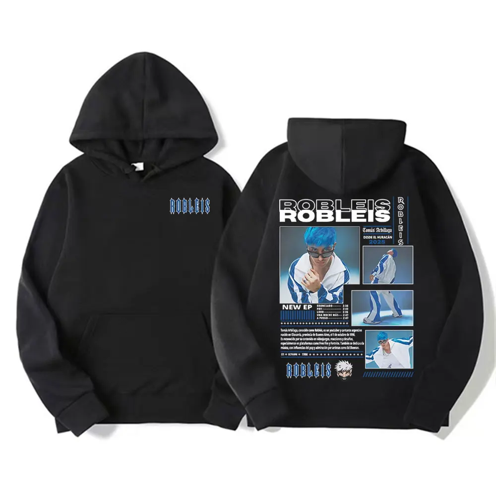 Rapper roldis álbum tour 2025 merch hoodie roupas masculinas moda estética moletom masculino casual conforto de alta qualidade hoodies