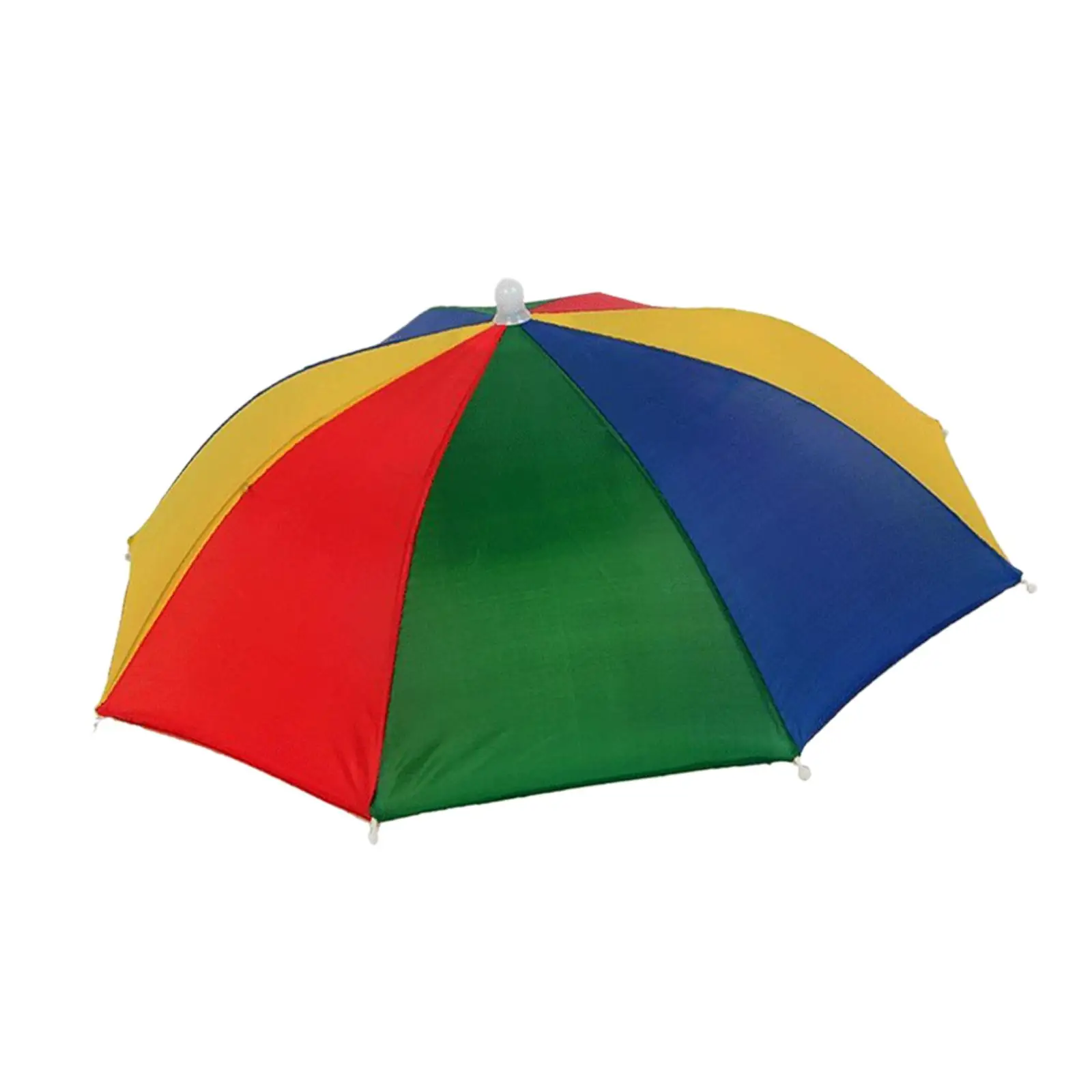 Hands Free Umbrella Hat Rainproof Compact Practical Fishing Umbrella Cap Folding for Walking Camping Gardening Hiking Summer