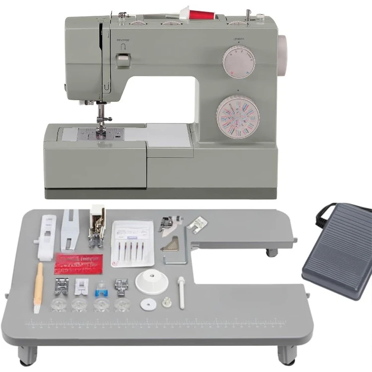 Heavy Duty Holiday Bundle - 4452 Heavy Duty Sewing Machine with Extension Table & 2 Presser Feet | Strong Motor, 110 Stit