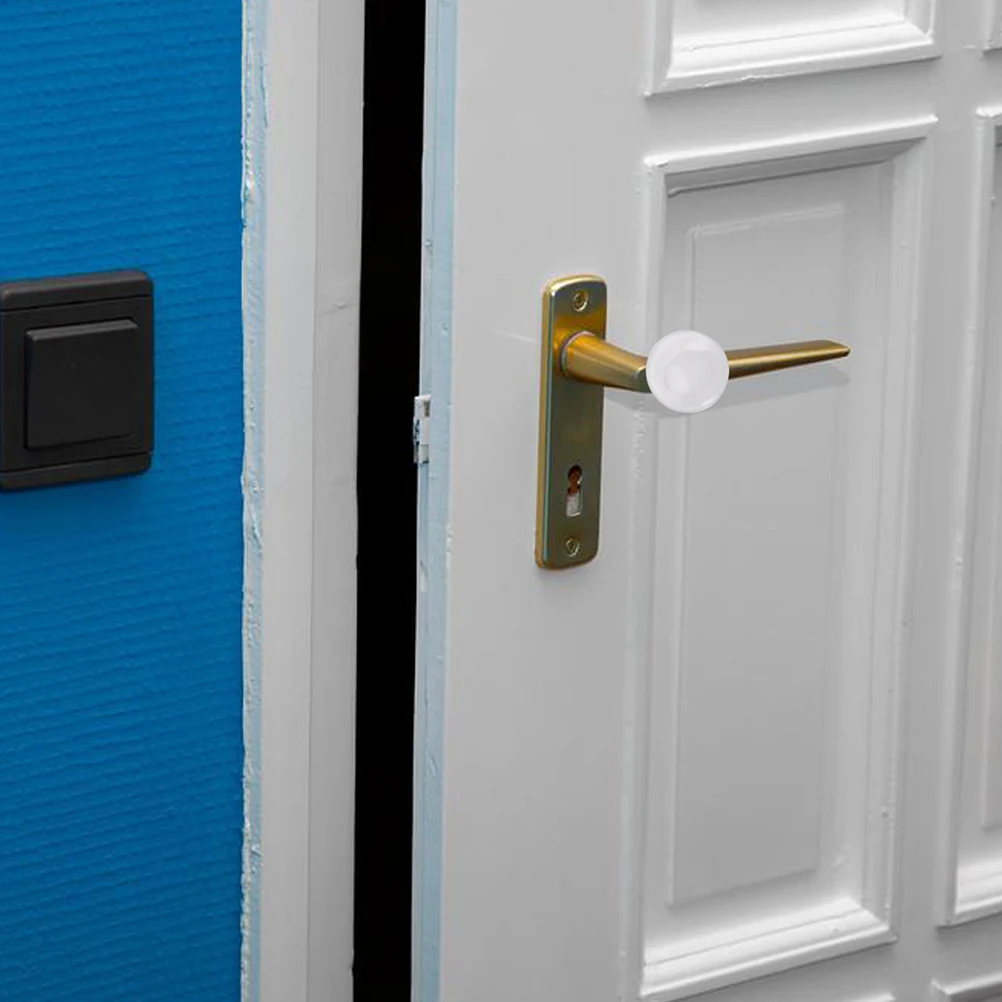 

6Pcs Anti Collision Pads Transparent Silicone Door Handle Bumpers Sound Absorbing Wall Protectors for Door Knob Impact