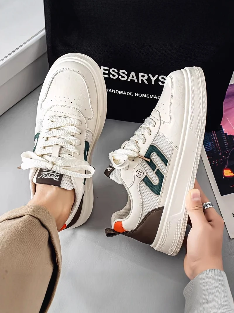 

Men's Lightweight Sport Shoes 2026 New Summer Trend Casual Slip-On for Teenage Students Breathable PU Material round Toe