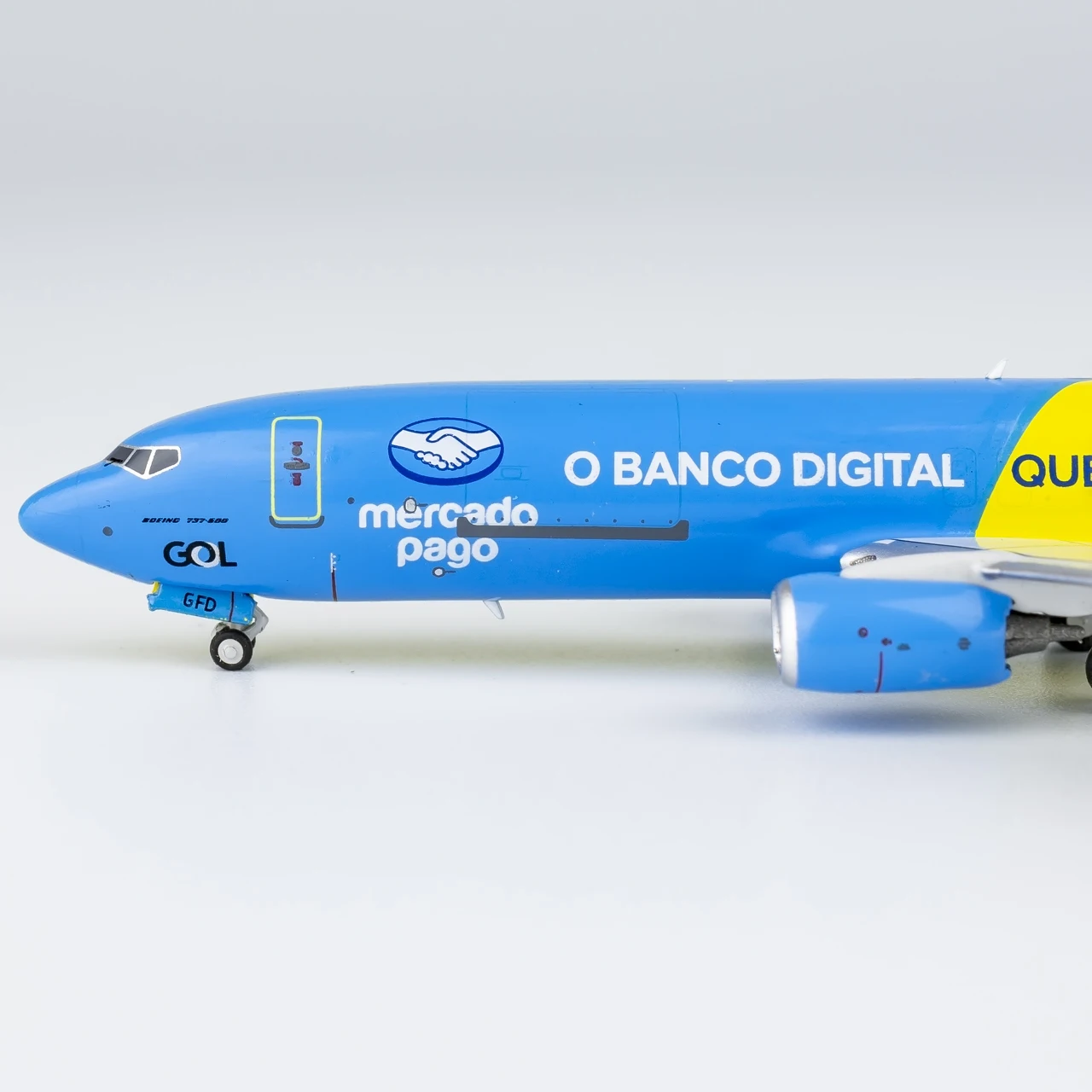 58185 Alloy Collectible Plane Gift NG Model 1:400 Mercado Livre Boeing B737-800 Diecast Aircraft Jet Model PS-GFD