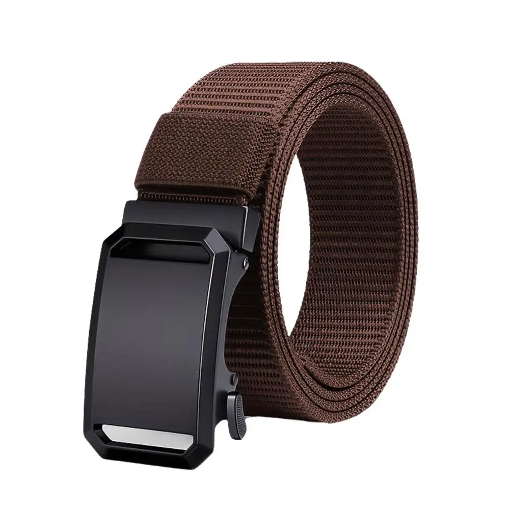 Heren Casual Outdoor Riem Nylon Automatische Gesp Riem Heren Vrijetijdsgordel Buiten Gereedschap Militaire Trainingsgordel Heren