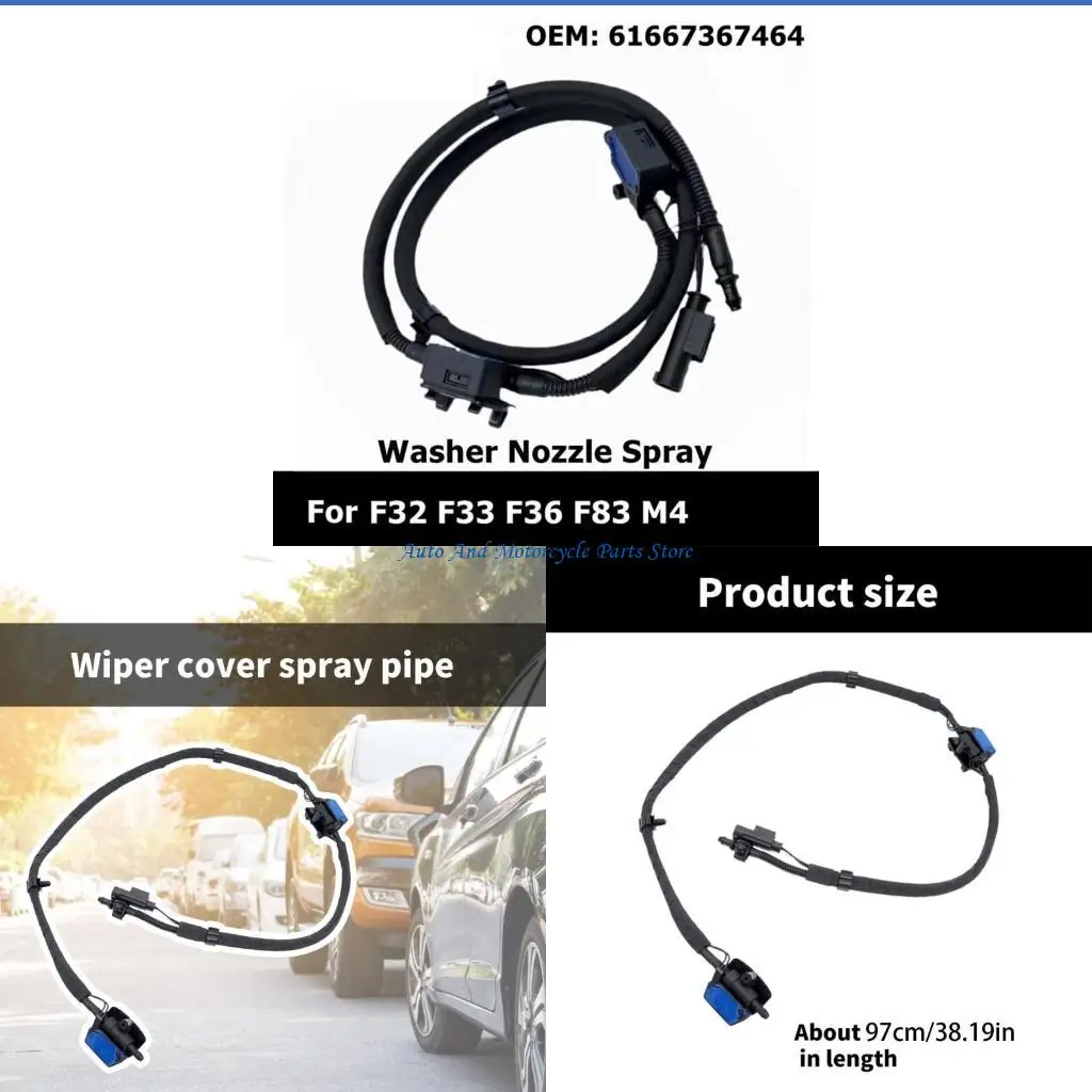

P9FD Windshield Washer Nozzle Jet for F82 F83 Auto Accessories 61667367464