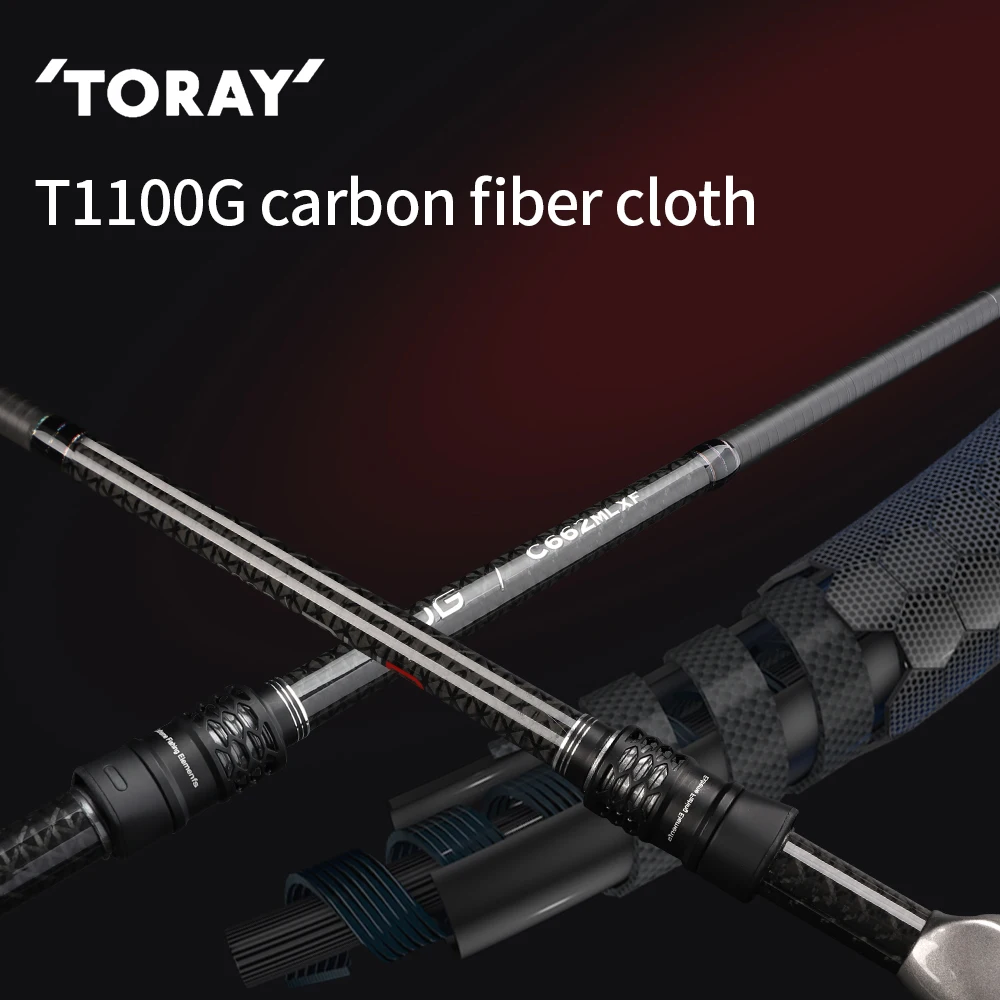 FISHINGFANS AUG TORAY T1100 Blank FUJI Alconite SIC Tip Guide L ML M 4 Axis Cross Carbon 3A Cork Carbon Handle Fishing Rod view 4
