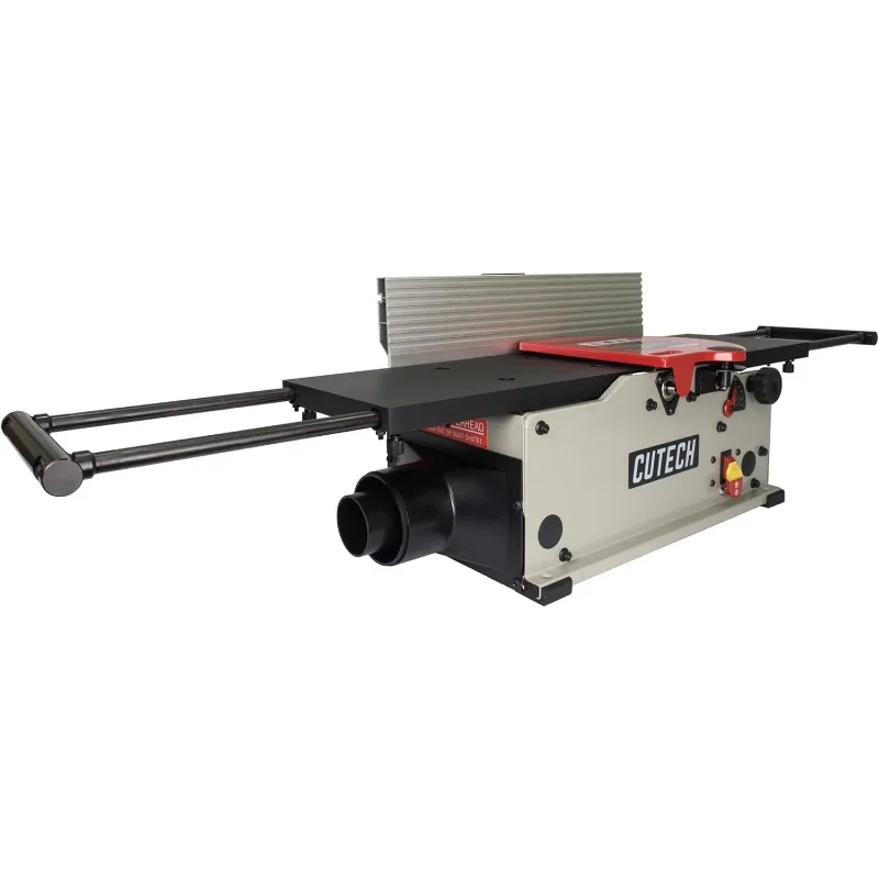 

40180HB 8-Inch Spiral Cutterhead Benchtop Jointer with 16 Tungsten Carbide Inserts and Teflon Coated Extendable Tables