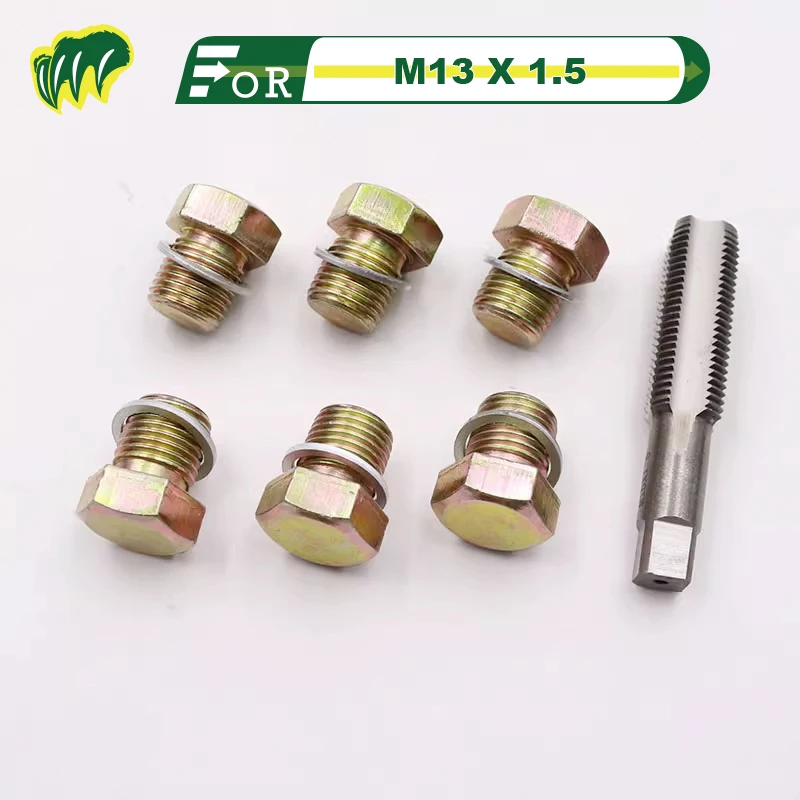 For M13 M15 M17 Oil Drain Plug Screw Sump Drain Nut Oil Drain Bolt With Screw slip tooth repair tool