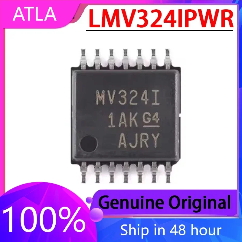 

5PCS New Original LMV324IPWR MV324I TSSOP-14 Operational Amplifier Chip in Stock