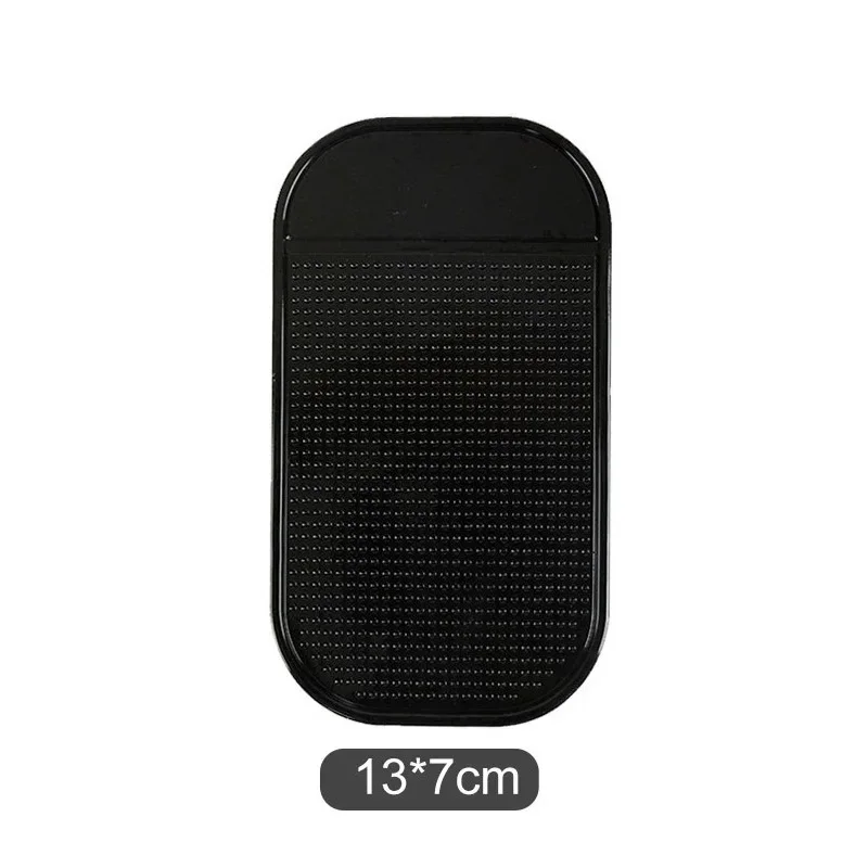 Car Anti-Slip Mat Pads Black Car Storage Pads Non-Skid Auto Silicone Interior Dashboard Phone Slip Storage Mat Pads