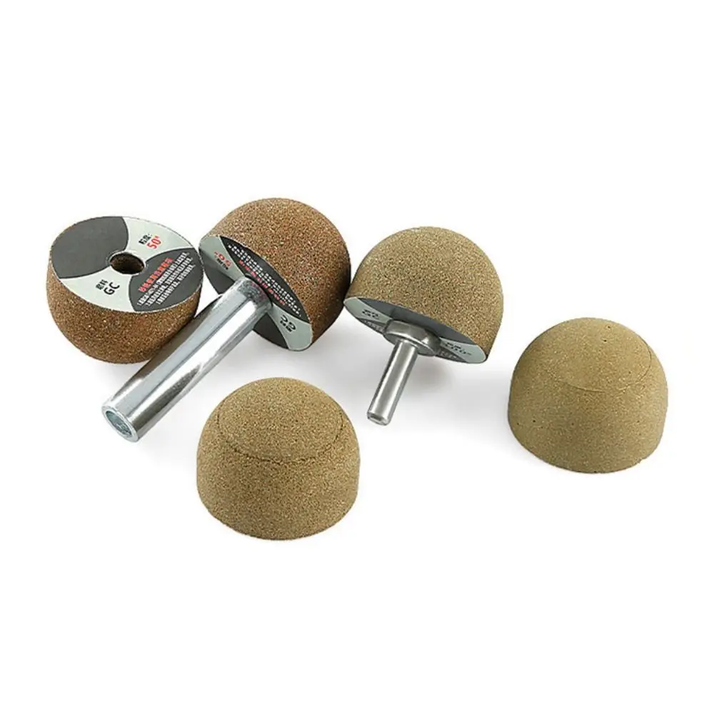 Diamond Brazed Polishing Wheel 50~200Grits Grinding Head Practical Stones Engraving Polishing Grinding Head Abrasive Tools