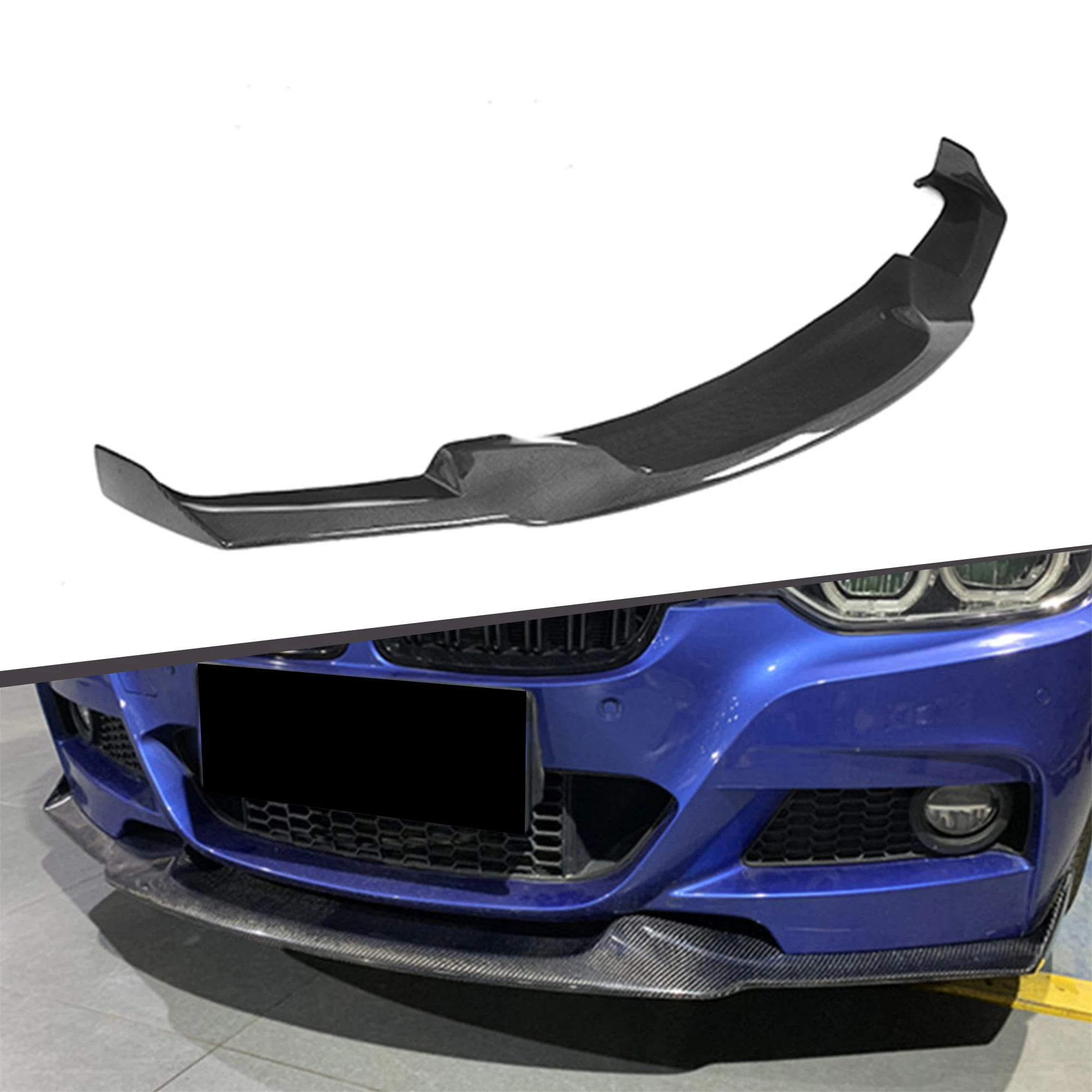 

Modification Hot Sales Carbon Fiber Body Kit MAD Type Front Bumper Lip Fit for F30