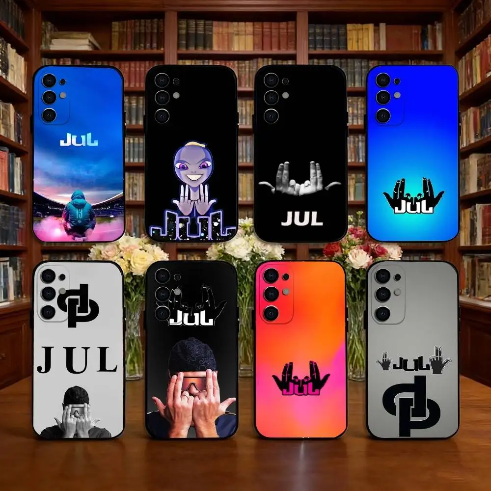 R-Rapper JuL Phone Case For Samsung S25,S24,S21,S22,S23,S30,Ultra,S20,Plus,Fe,Soft Silicone Black Cover