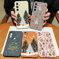 Trendy Christmas Tree Pattern Case For OPPO A38 A18 A17 A16 A15 A57 A58 A78 A79 A77 A76 A96 A52 A92 A93 A53 A98 A78 A3 A5 Pro