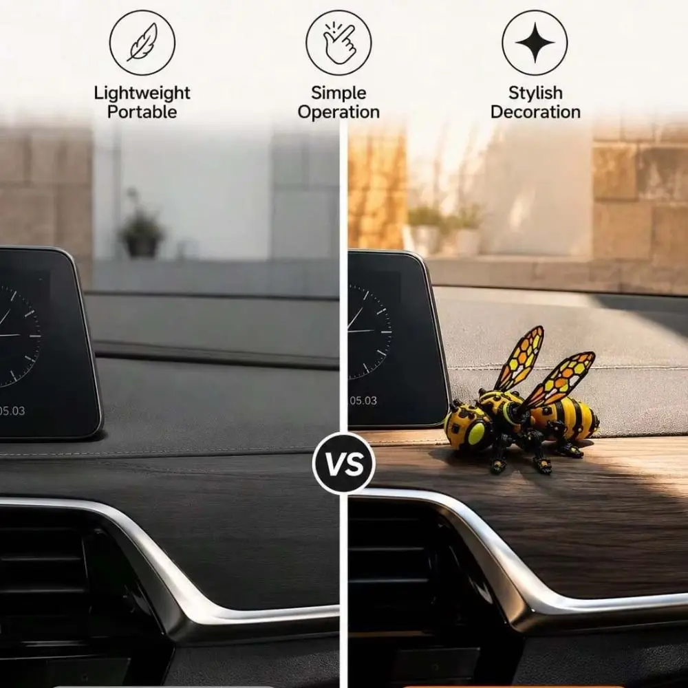 3D Printed 3D Printed Mechanical Bee Movable Joint Simulated Cyberpunk Articulated Bee Detachable Wings Articulated Bee