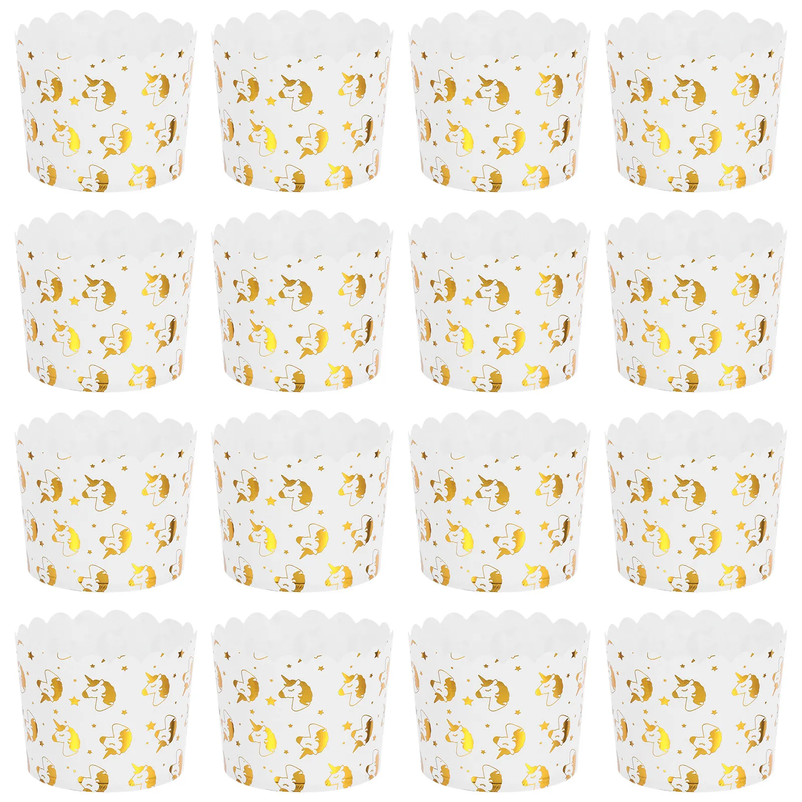 Plastic Cup 50Pcs - 50 stuks thema-geïnspireerde wegwerp cupcakevormpjes van