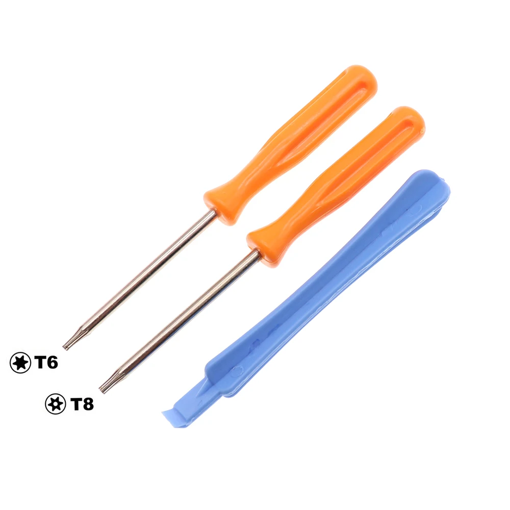 3pcs/set Opening Disassemble Repair Parts Tools Kit T8 T6 Screwdriver with Screws for XBOX ONE Gamepad Controller