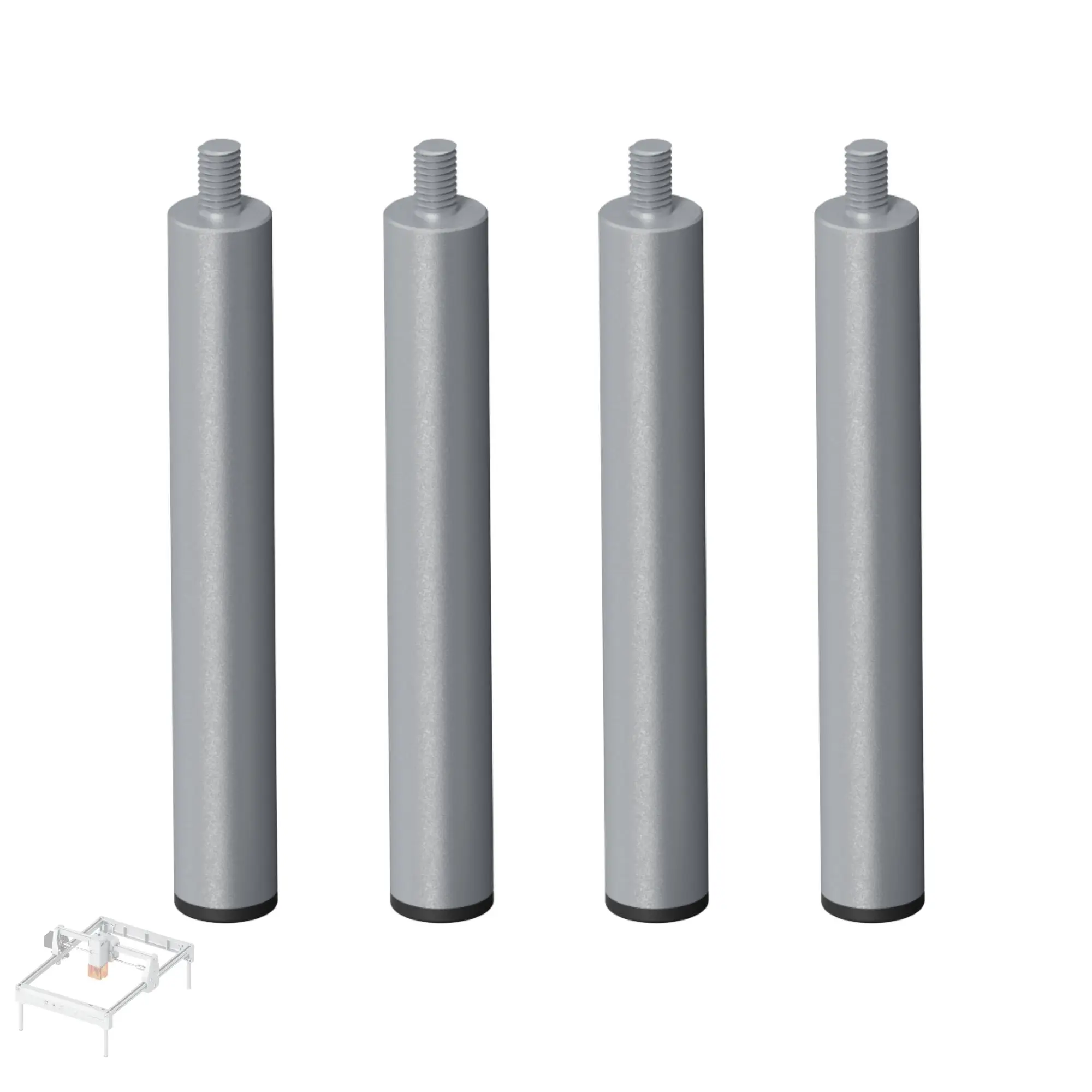 Image of Carverall K15PRO Erhöhungsfüße 4 Stück Laser-Graviermaschinen-Höhenverlängerungsfüße für Rotations- und Wabenwerkzeuge
