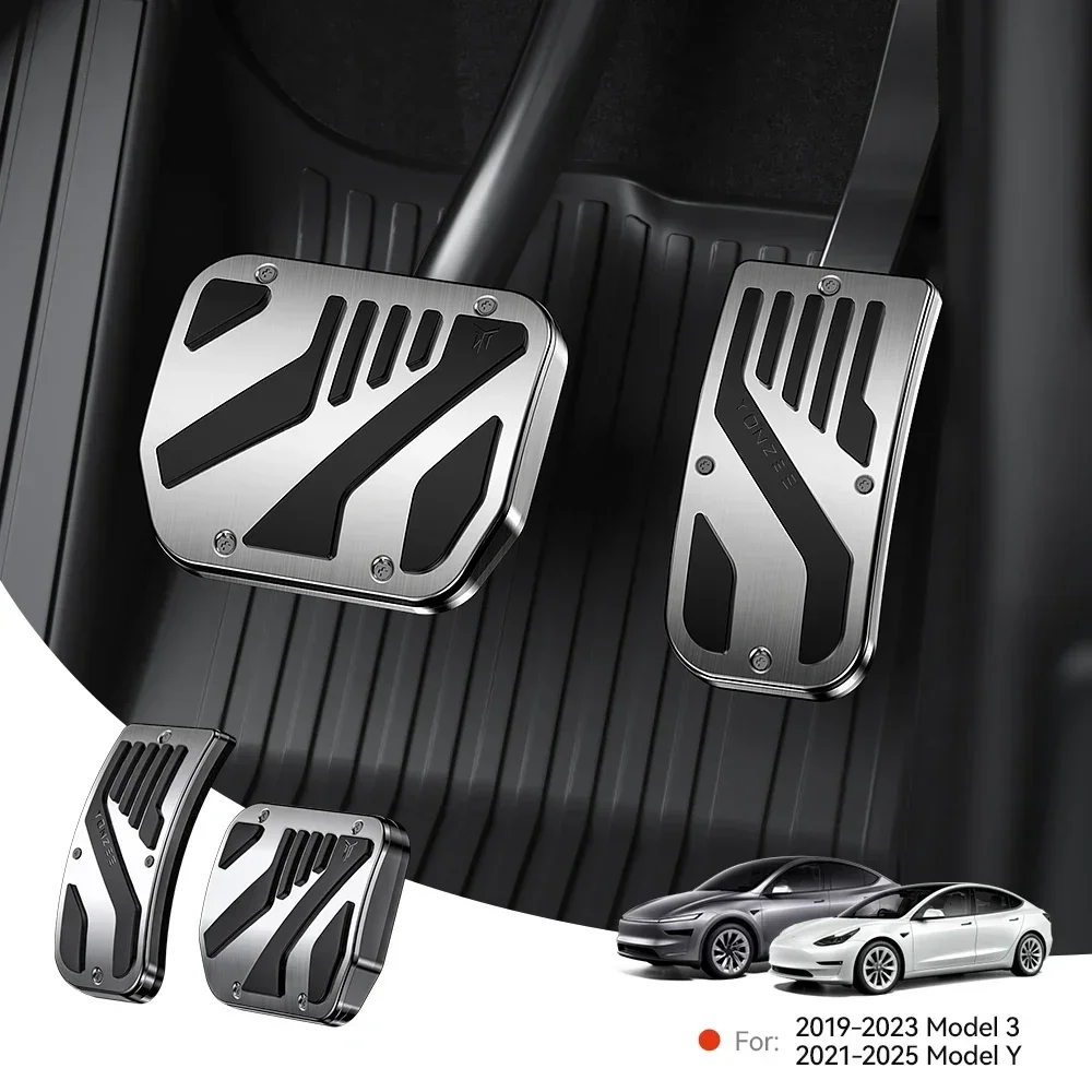 

Universall Car Foot Pedals Cover Non-Slip Cover Accelerator Pedal Brake Pedal Cover For Tesla Model 3 Highland Y Juniper