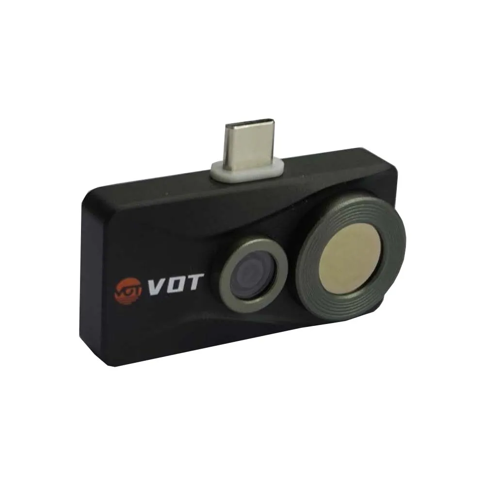 Portable high-resolution infrared heat detection thermal imager temperature sensor for smartphones